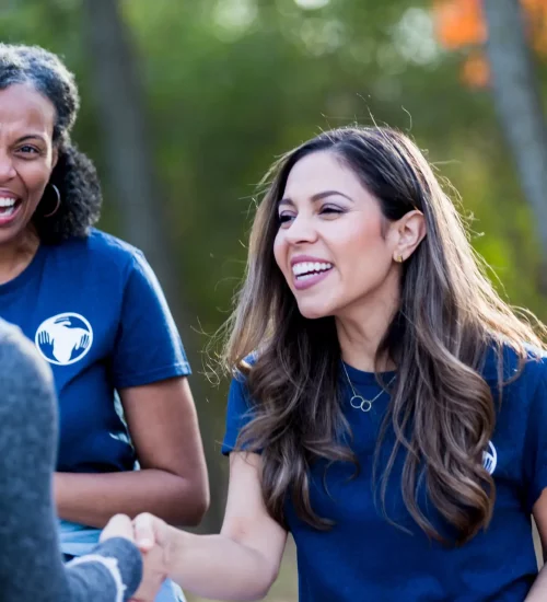 Pregnancy Center client helping a patient who found them through a Google Grant ad.